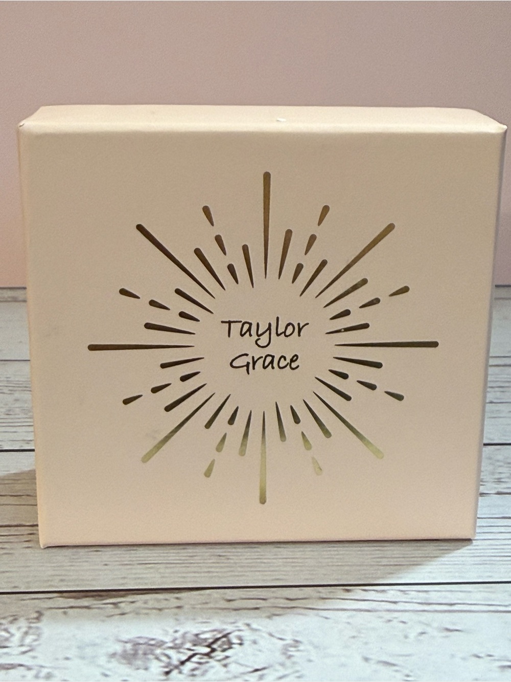 Taylor Grace Gold dipped Necklace with pink Cherry Pendant New in Box - Picture 2 of 6
